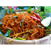 KHÔ GÀ LÁ CHANH cay - 500gr 